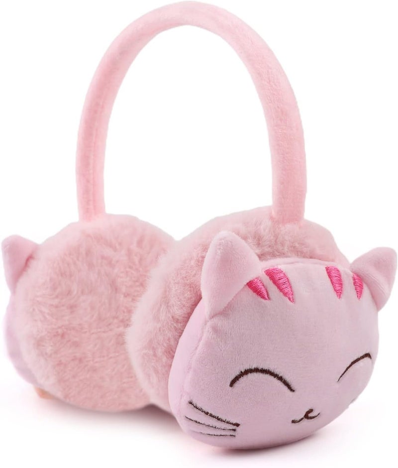 Pesaat Fluffy Ear Muff for Women Plush Earmuffs Kids Winter Earmuffs Girls Boys Cold Weather Ear Warmer - Image 3
